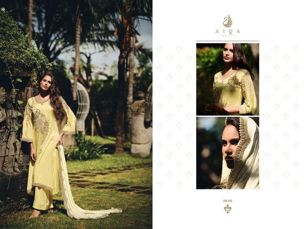 aiqa lifestyle zeenat exclusive designer salwar kameez catalogue online supplier surat 