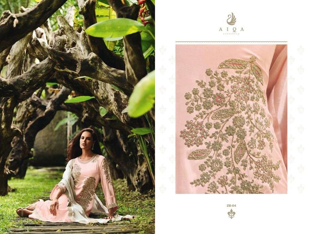 aiqa lifestyle zeenat exclusive designer salwar kameez catalogue online supplier surat 