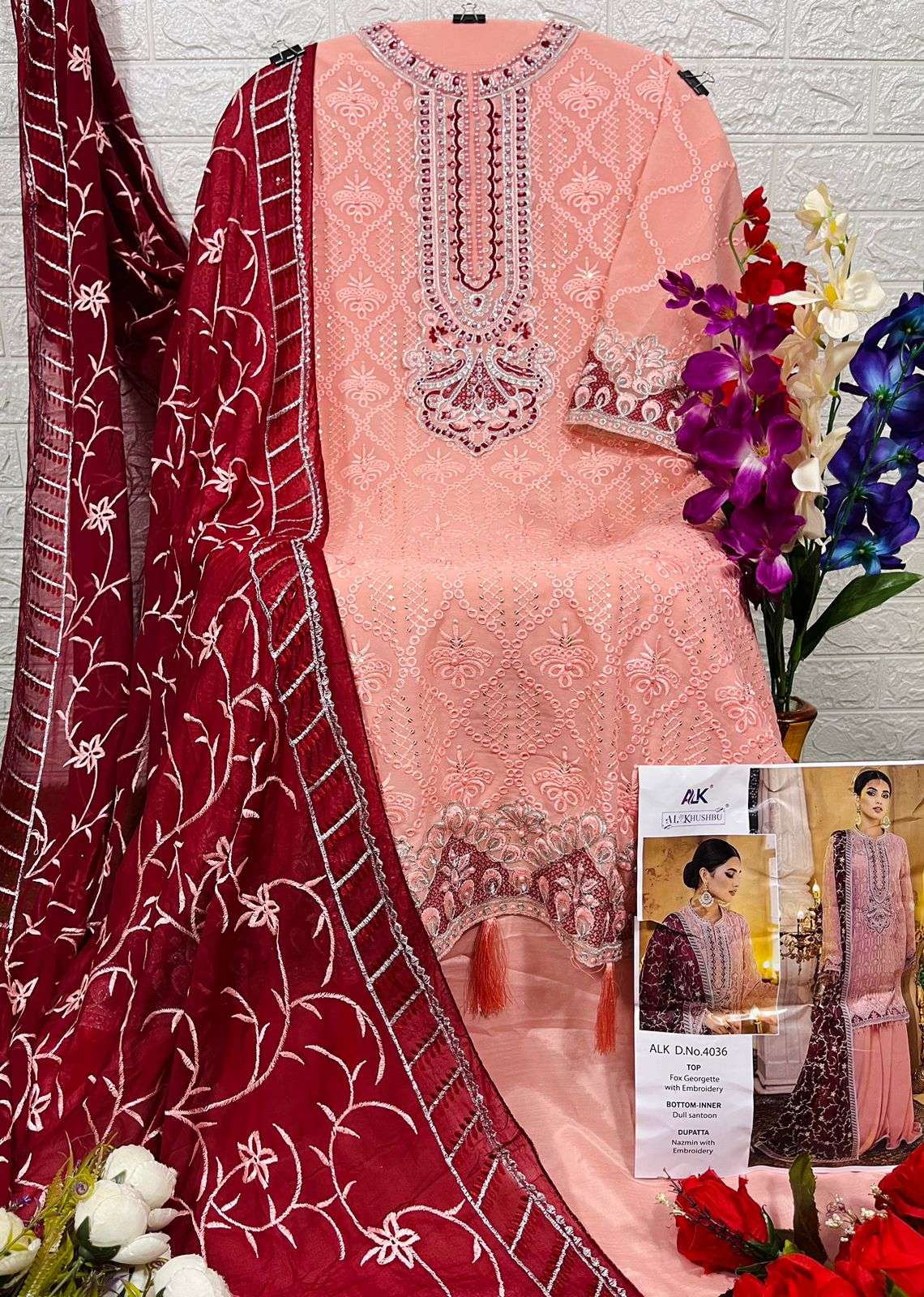 al khushbu adan libas vol-1 4034-4038 series exclusive designer pakistani salwar kameez surat 