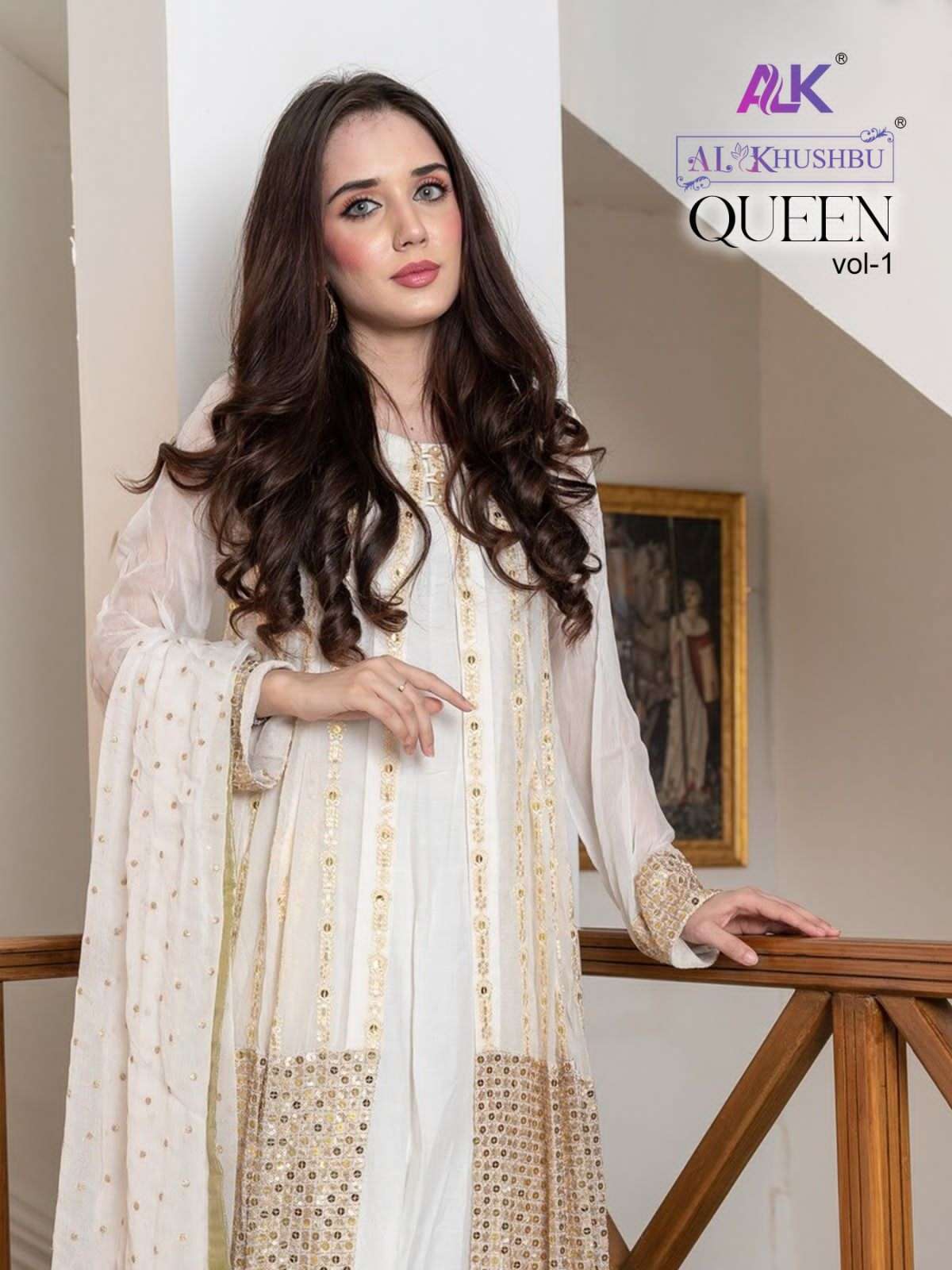 al khushbu queen vol-1 4008-4011 series fancy look designer pakistani salwar suits latest collection 