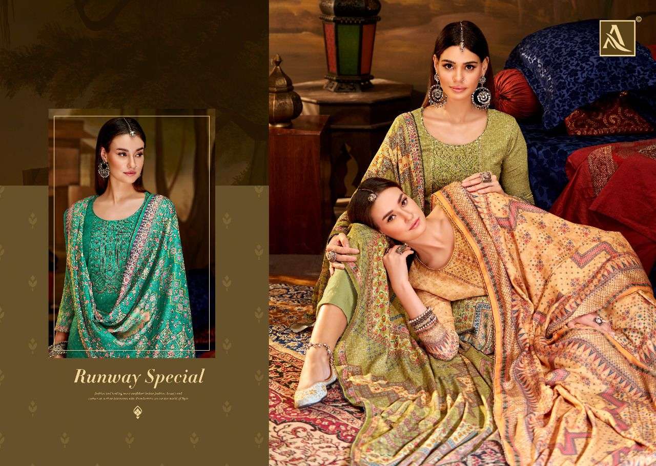 alok suit ladlii edition vol-9 unstich designer salwar kameez catalogue wholesale price surat 