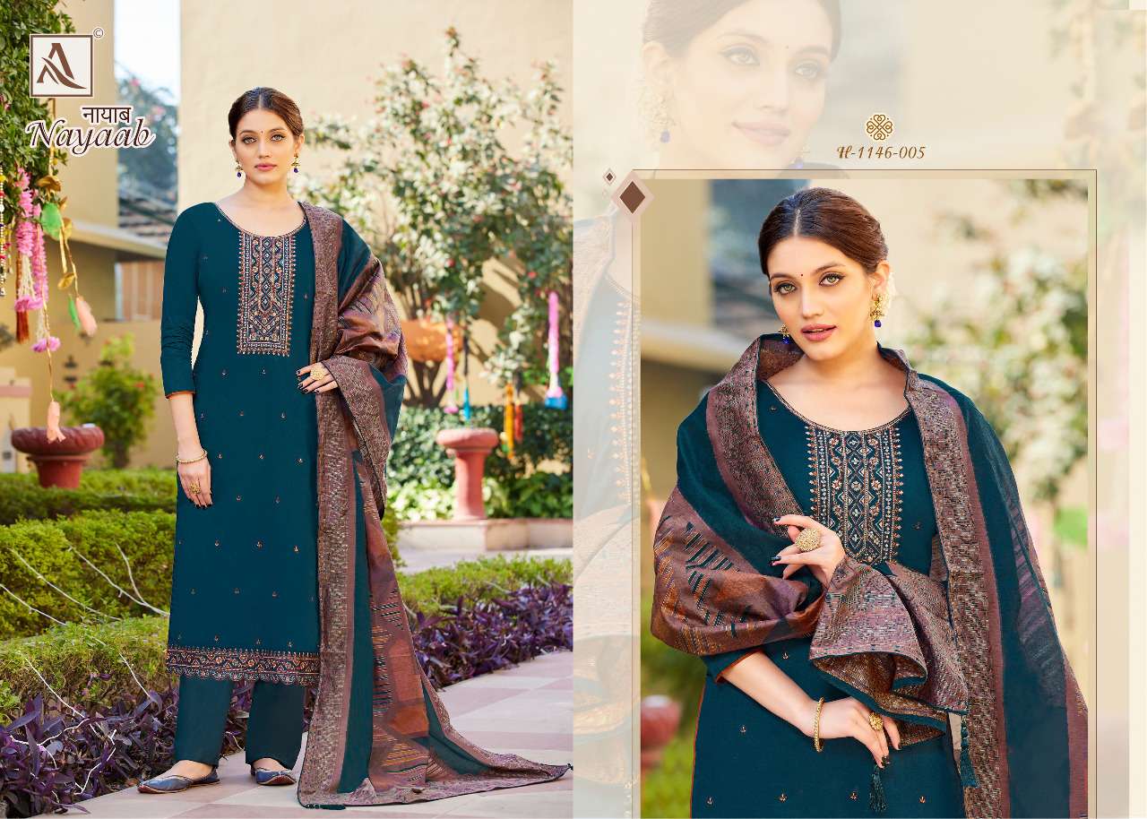 alok suit nayaab stylish designer salwar kameez catalogue manufacturer surat 
