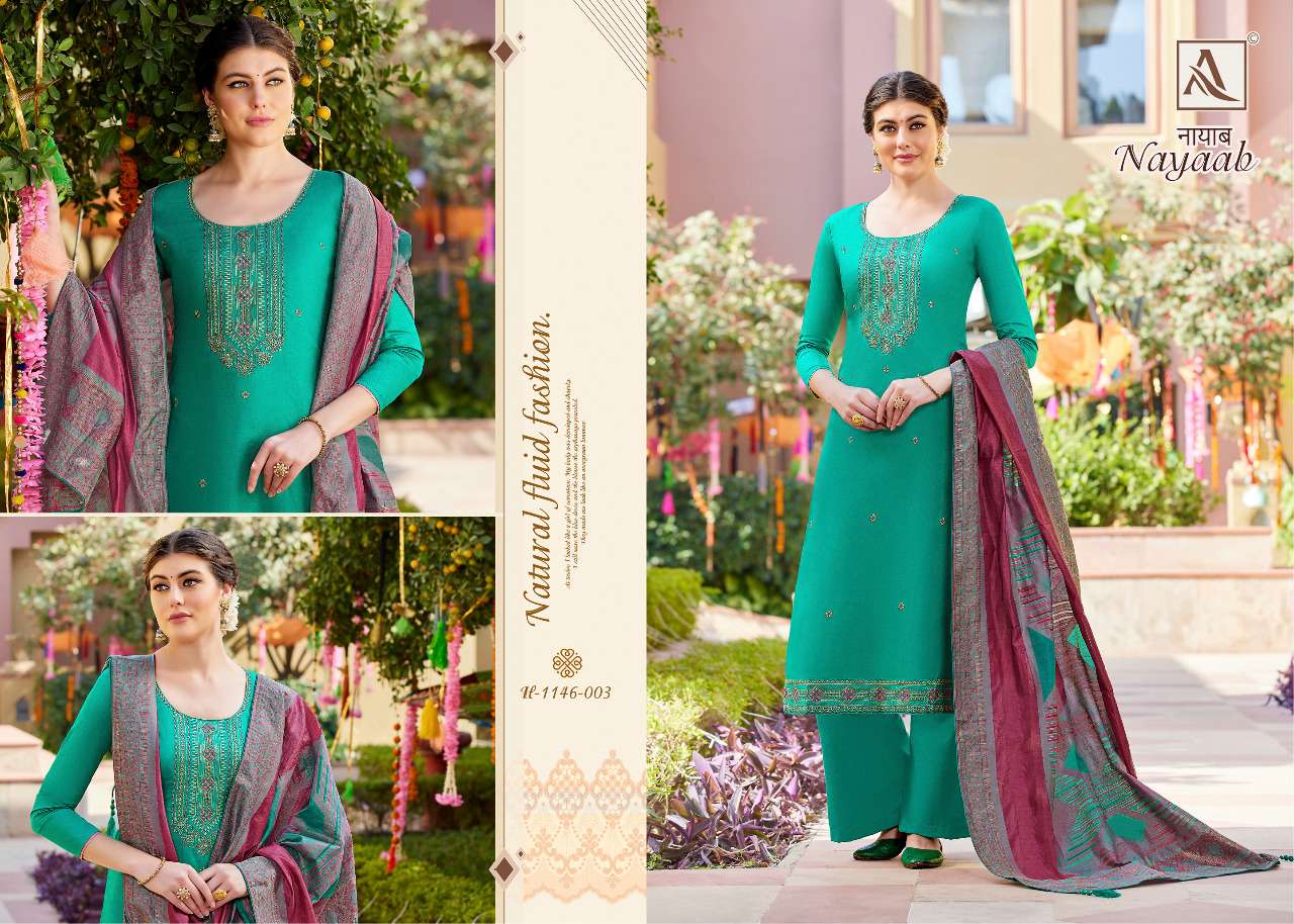 alok suit nayaab stylish designer salwar kameez catalogue manufacturer surat 