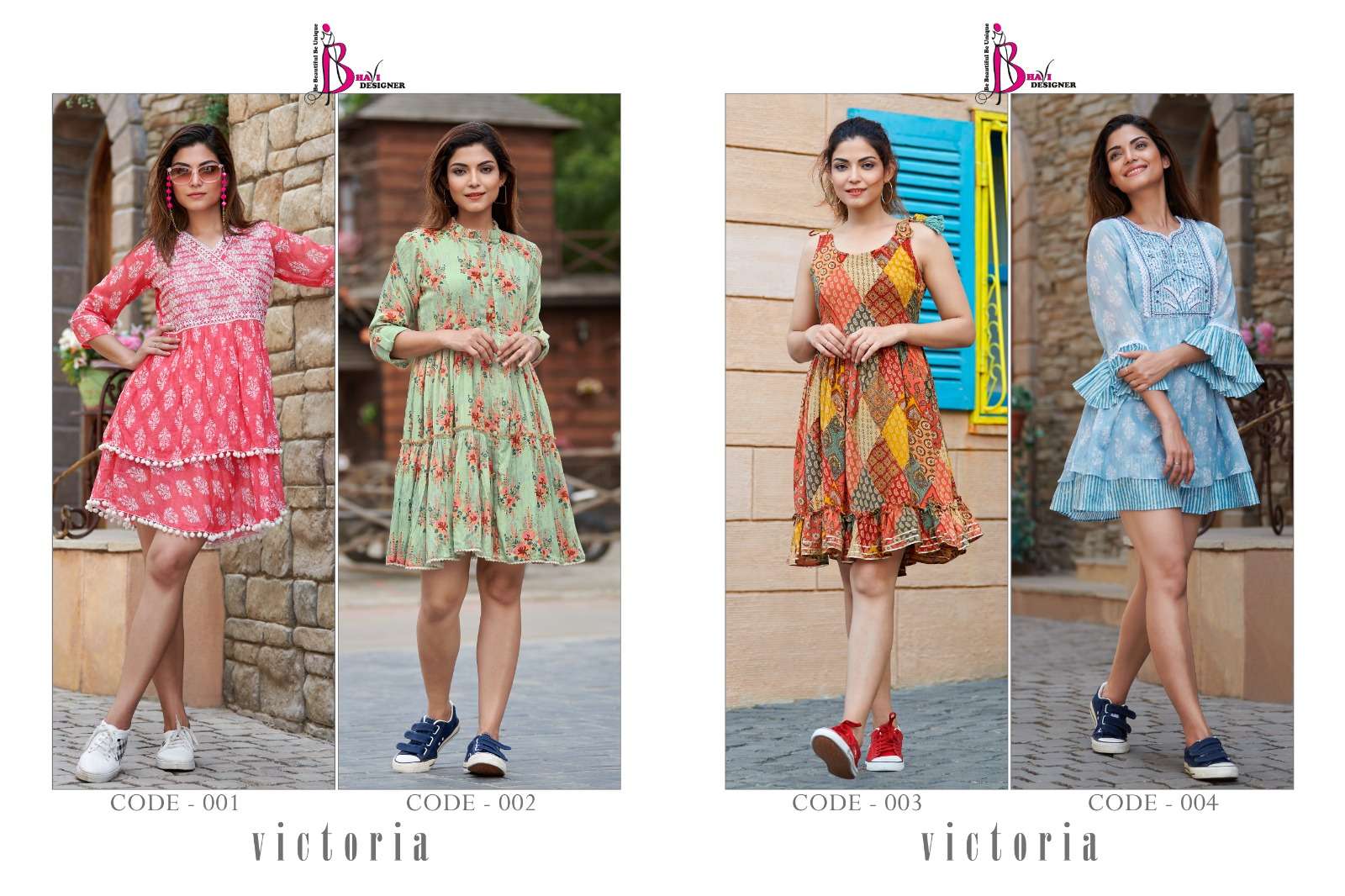 bhavi designer victoria fancy designer shorts tops catalogue wholesaler surat