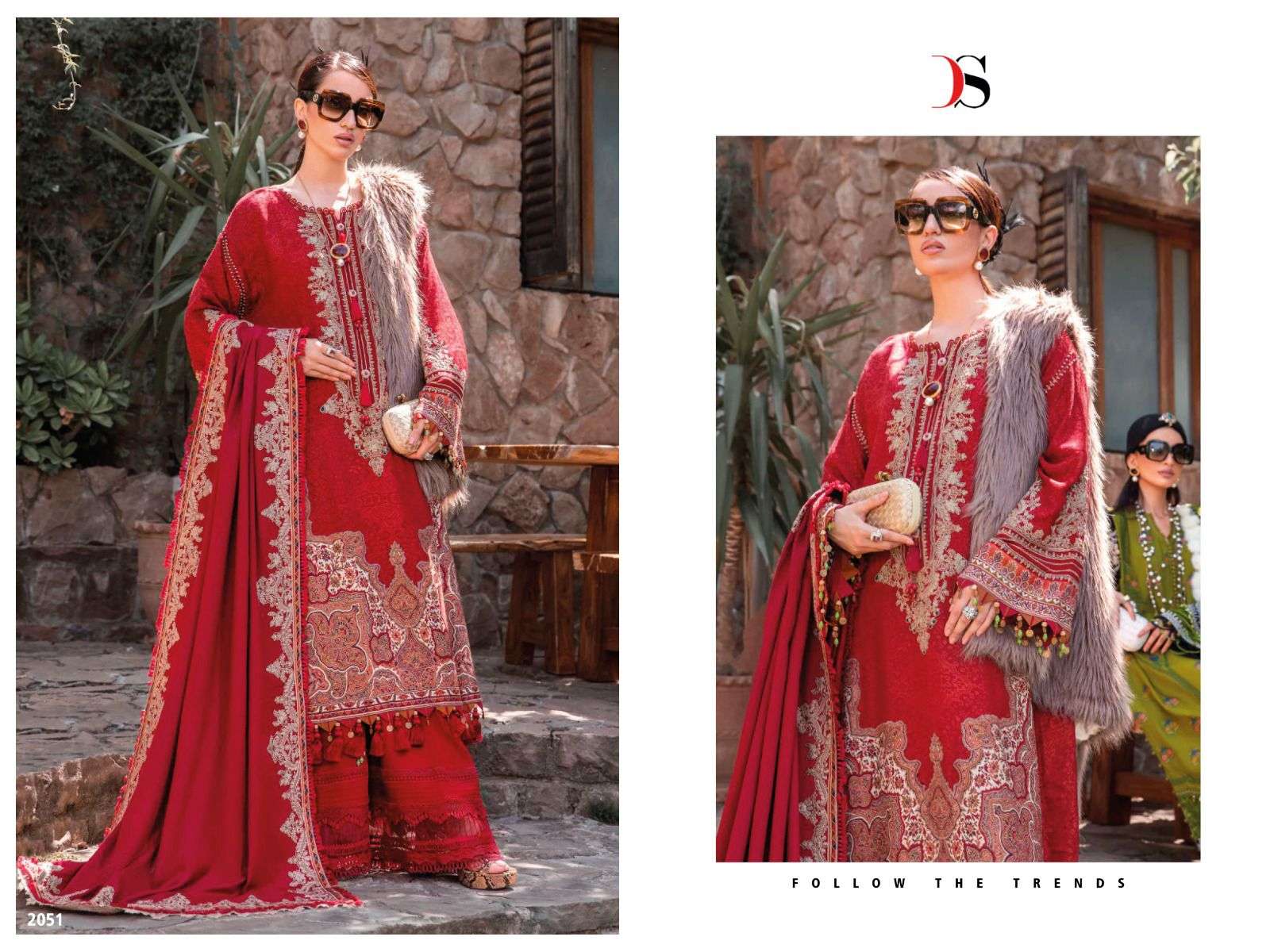 deepsy suits maria b lawn vol-23 2051-2054 series unstich designer pakistani salwar kameez catalogue wholesaler surat 