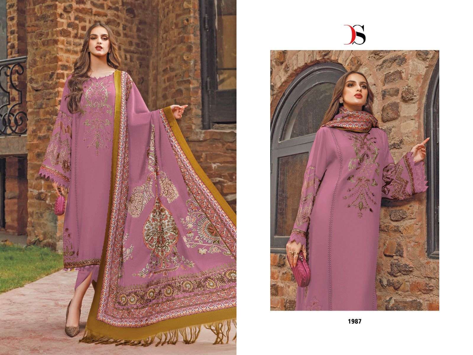 deepsy suits maria b nx 1983-1987 series pure cotton designer pakistani salwar suits new catalogue surat 