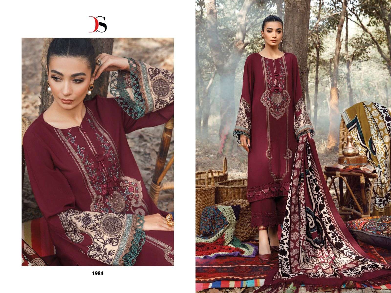 deepsy suits maria b nx 1983-1987 series pure cotton designer pakistani salwar suits new catalogue surat 