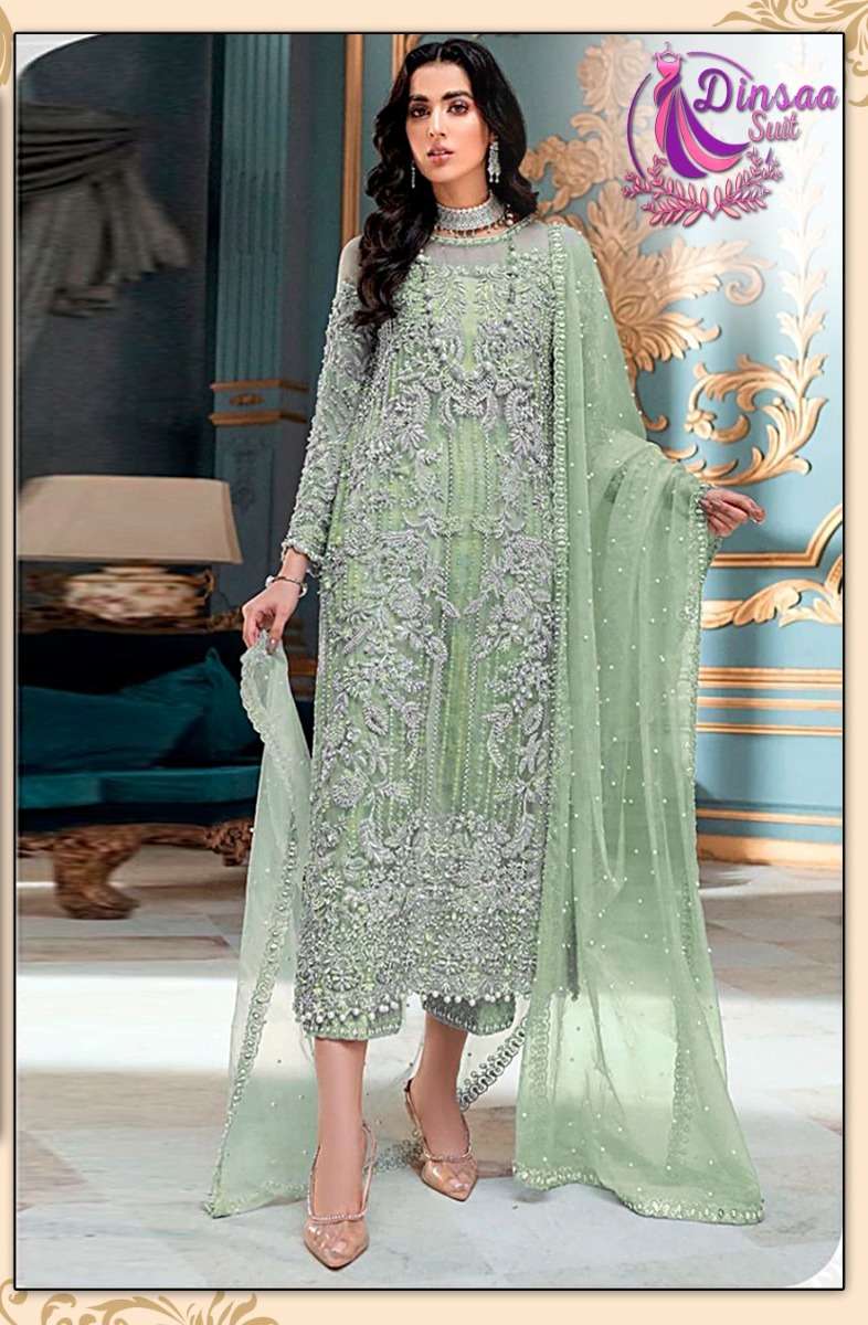 dinsaa suits 178 series organza designer pakistani salwar kameez catalogue online market surat