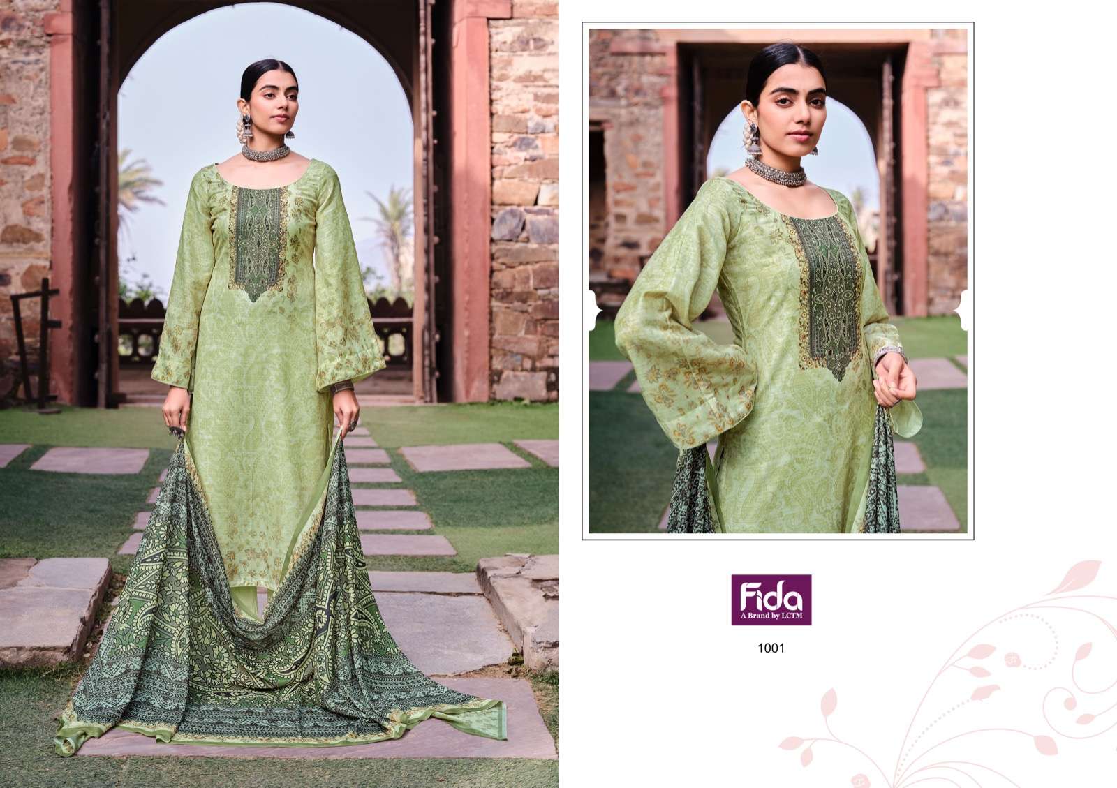 fida paisley 1001-1006 series unstich designer salwar kameez catalogue design 2023