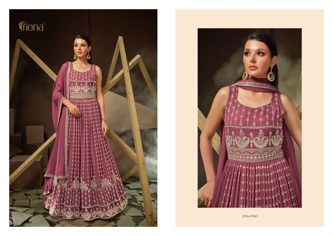 fiona fashion falak 31361-31364 series exclusive designer party wear drees new catalogue 