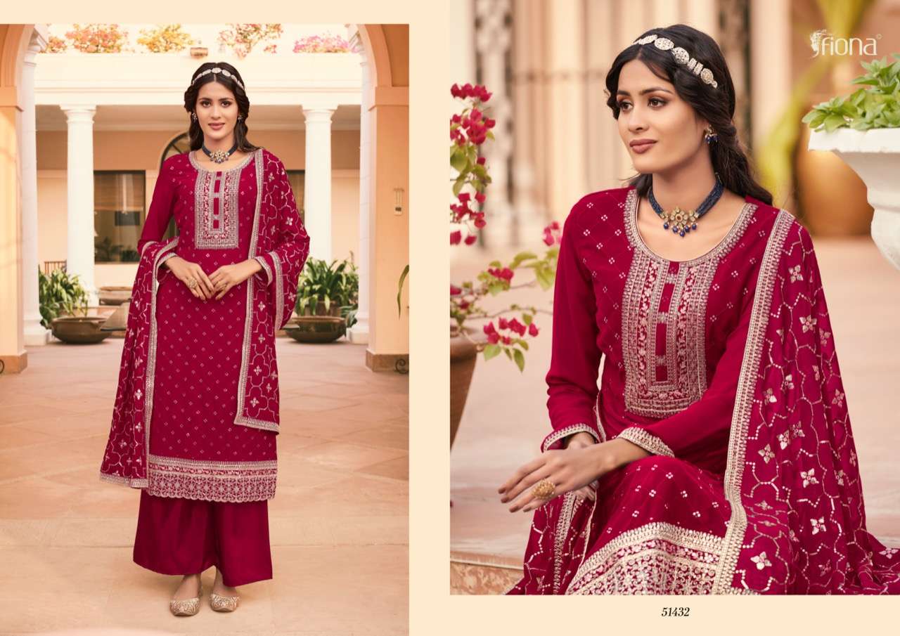 fiona fashion hazel 51431-51434 series exlusive designer salwar suits catalogue manufacturer surat 