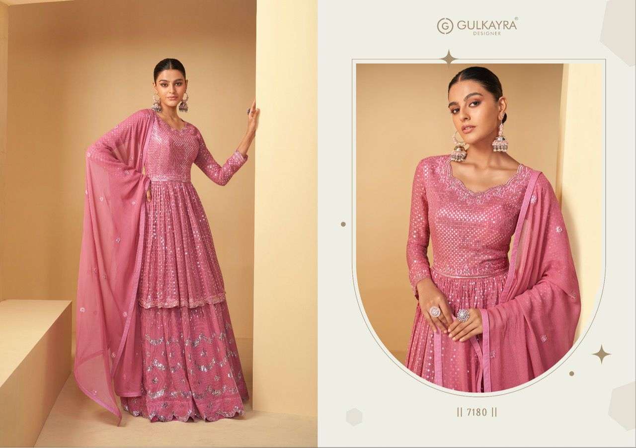 gulkayra designer imlie 7180-7183 series exclusive designer party wear salwar suits catalogue online dealer surat 