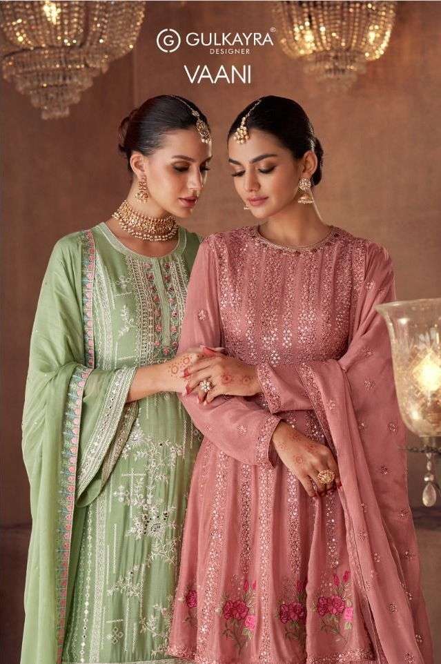 gulkayra designer vaani exclusive designer party wear salwar kameez catalogue wholesaler surat 