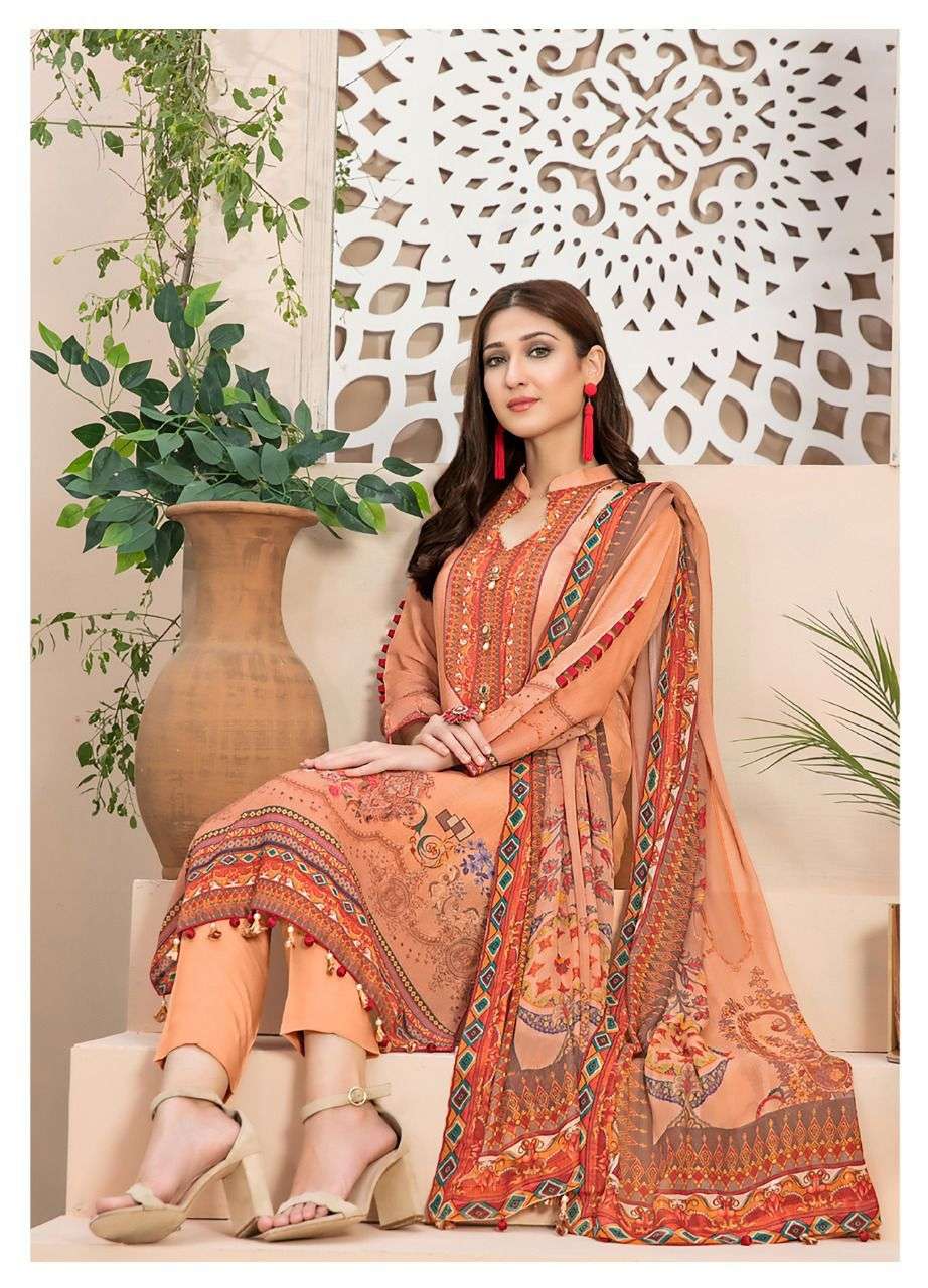 gull aadhmed gull banu vol-4 4001-4006 series stylish designer pakistani salwar suits latest collection surat