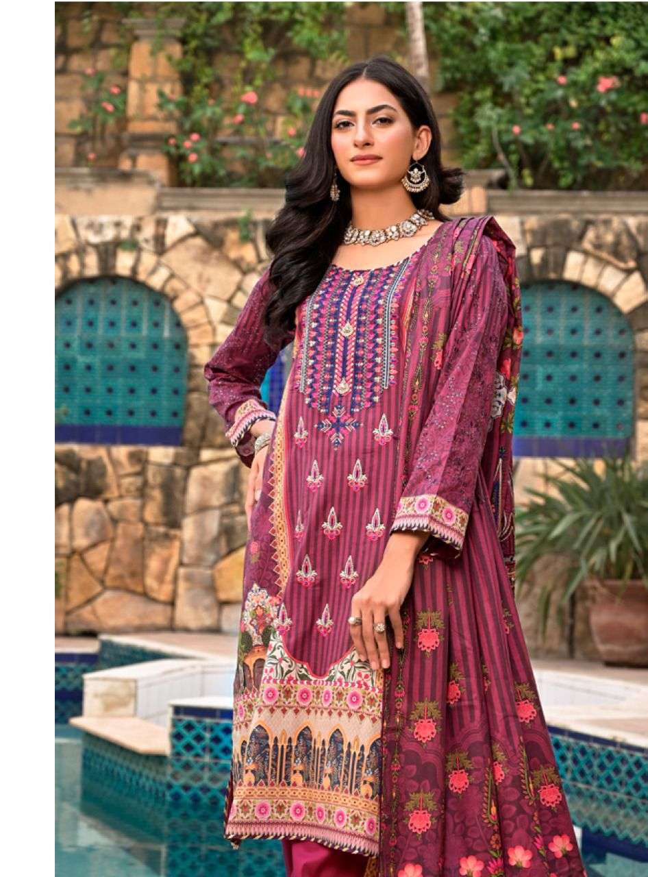 hala myza vol-1 fancy look designer pakistani salwar suits catalogue manufacturer surat 