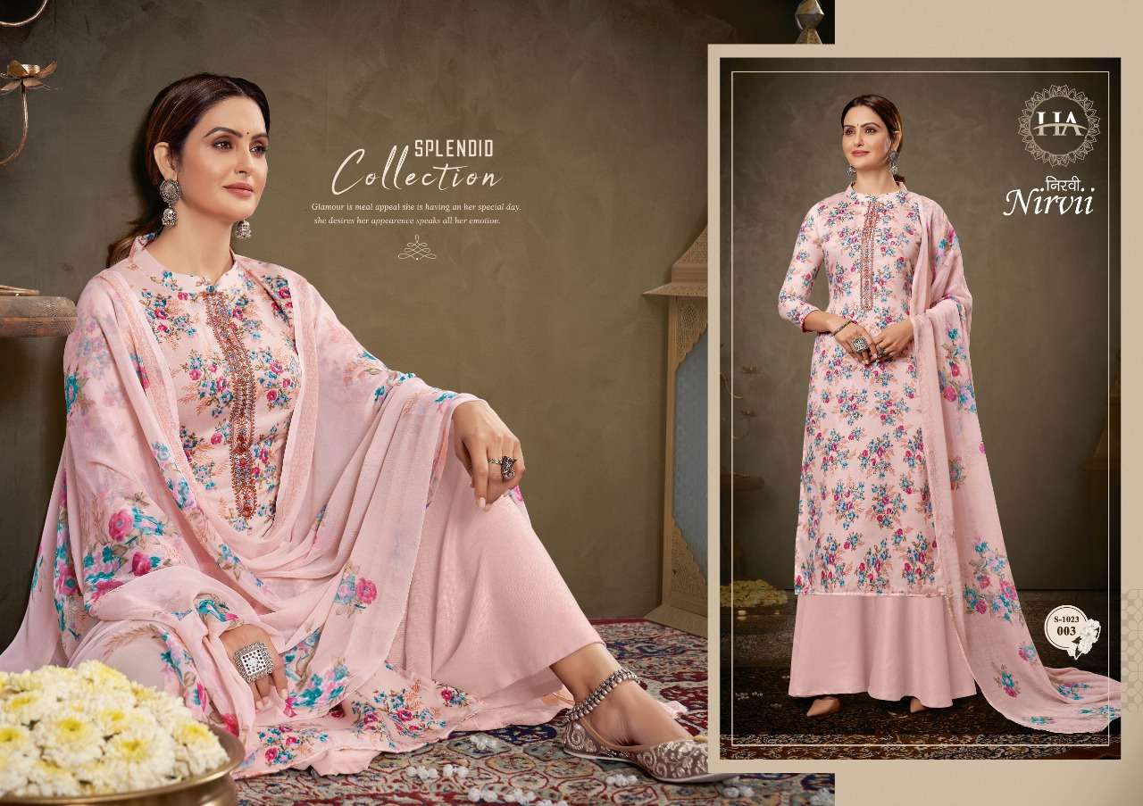 harshit fashion nirvii unstich designer salwar kameez catalogue online dealer surat 