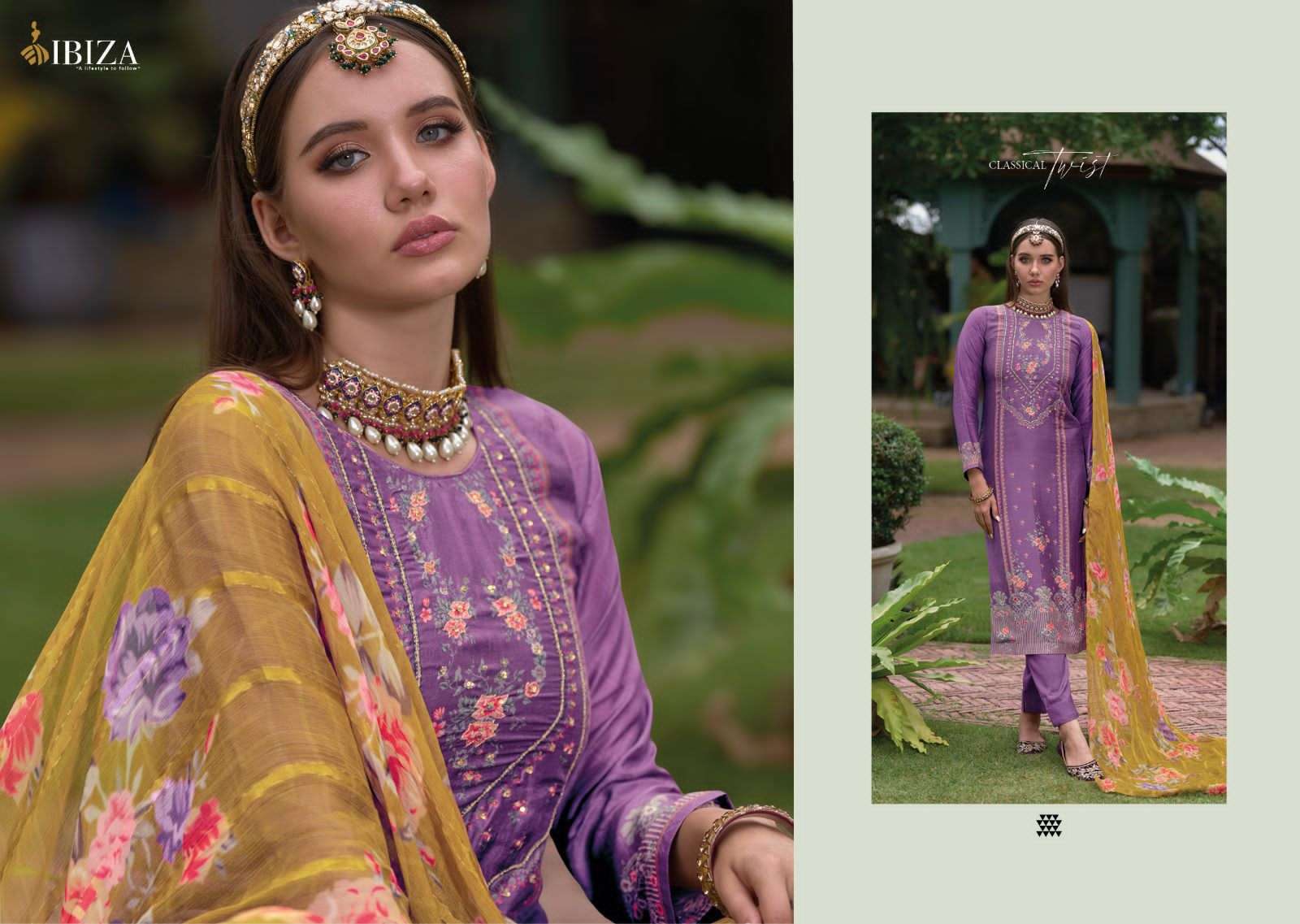 ibiza heritage 12404-12411 series unstitched designer salwar kameez catalogue online market surat 