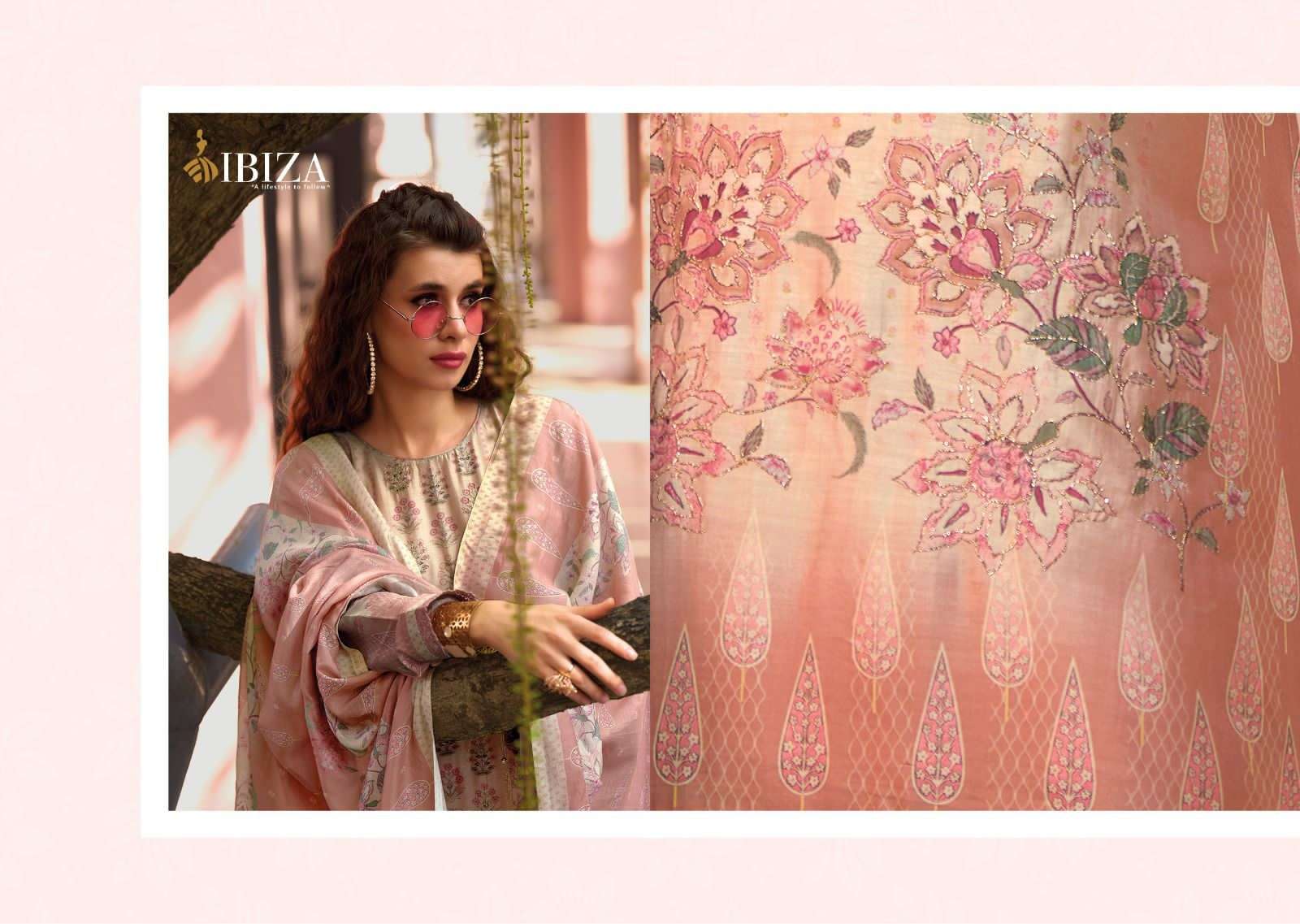 ibiza iznik 12436-12443 series digital printed with work designer salwar kameez wholesaler surat 