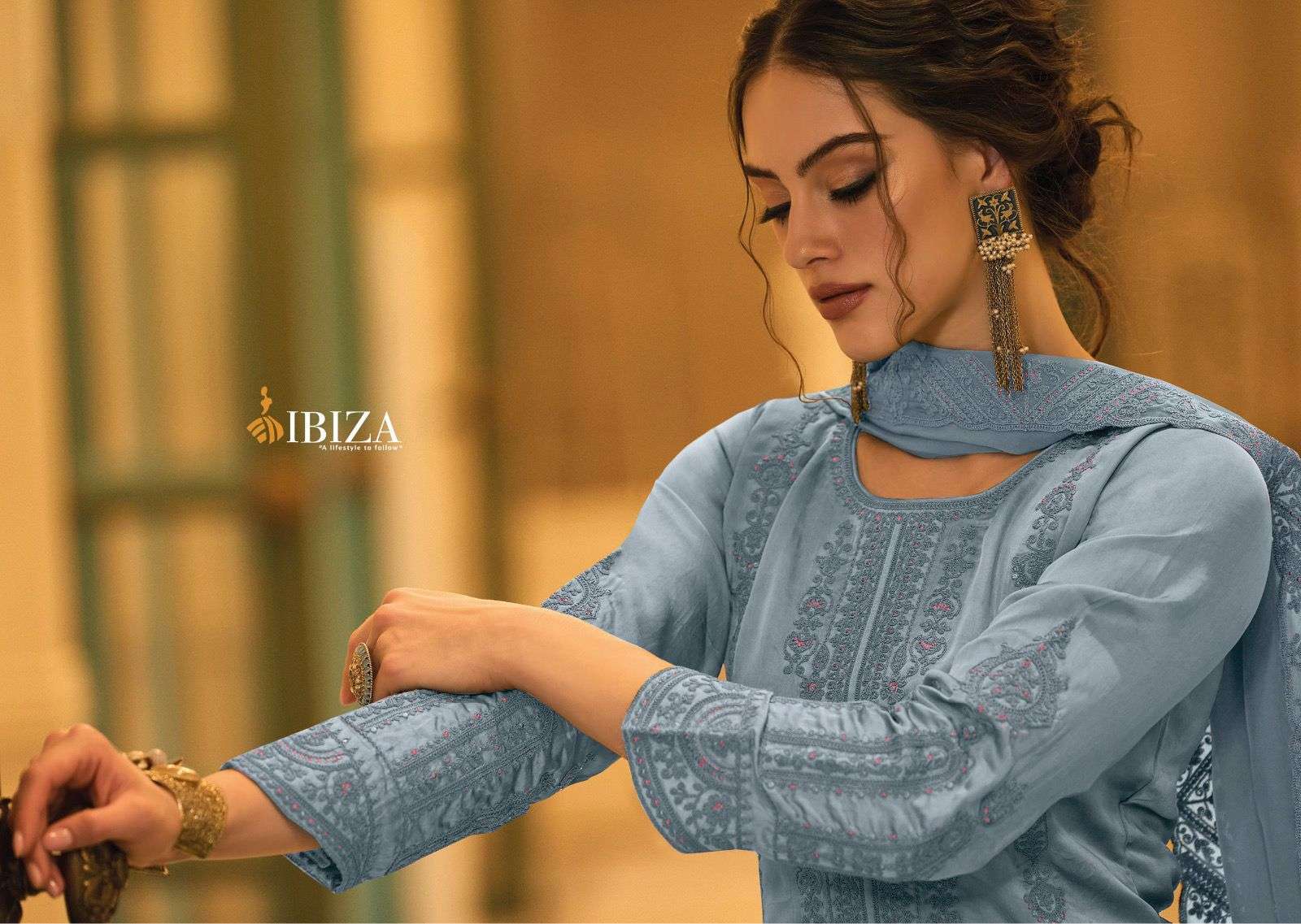 ibiza muntazir vol-2 12444-12451 series exclusive designer top bottom with dupatta latest catalogue 