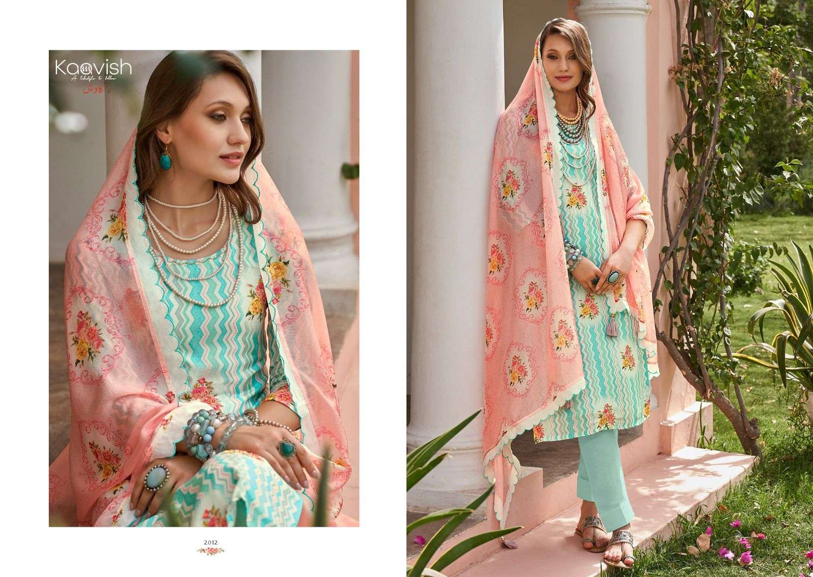 kaavish fashion alisha 2011-2014 series digital printed with work designer salwar kameez dress material surat 