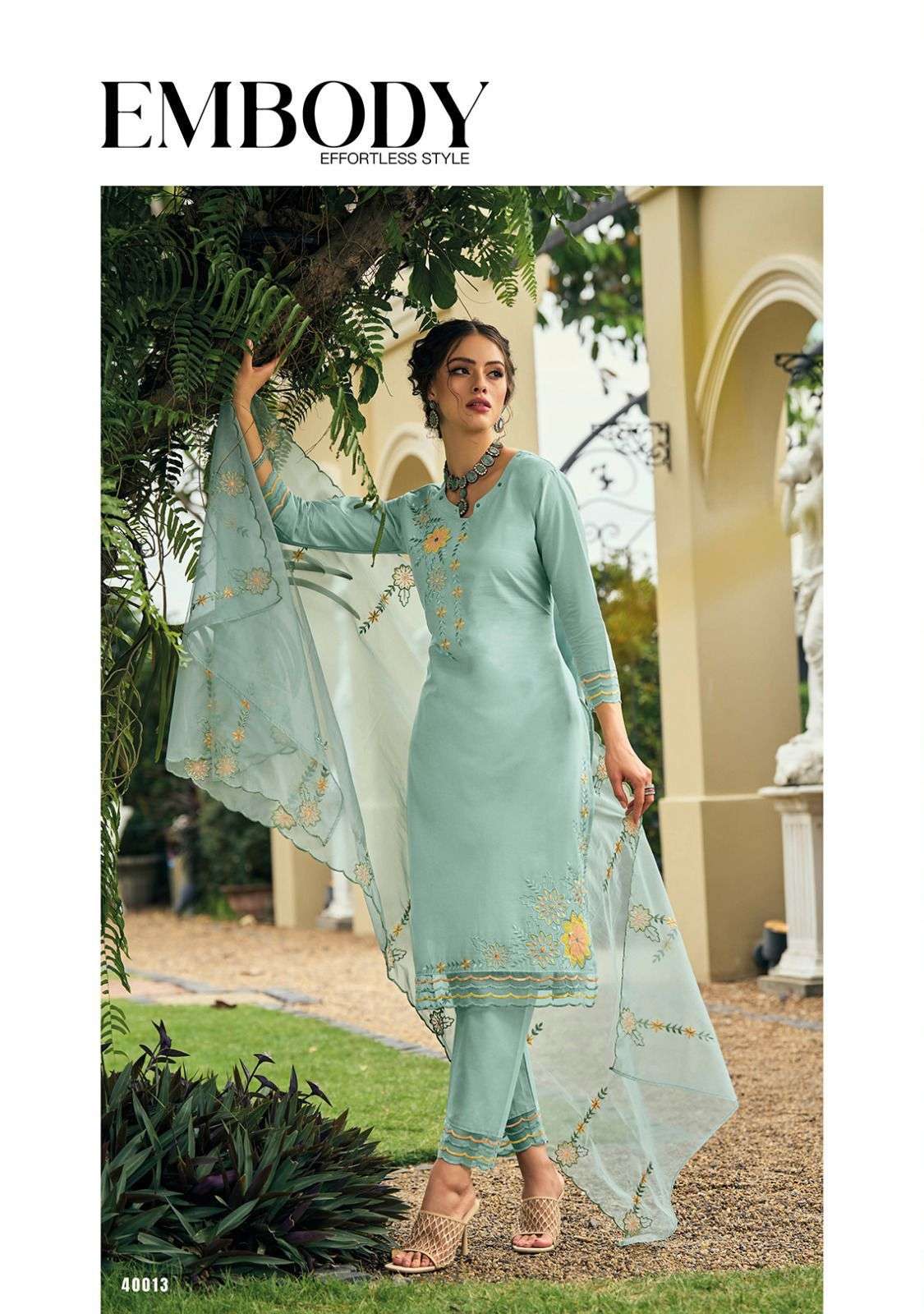 kailee fashion boondi 40011-40016 series trendy designer kurti pant with dupatta new catalogue manufacturer surat 