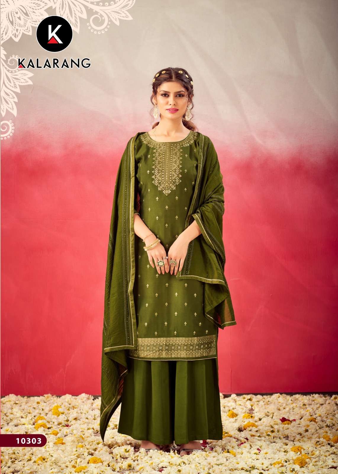 kalarang subasbini 10301-10306 series unstich designer salwar kameez dress material latest collection surat 