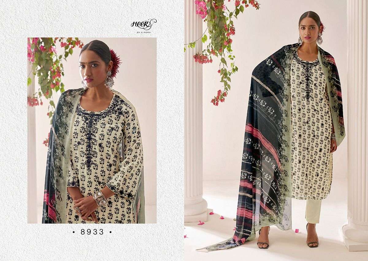 kimora afsana 8931-8938 series unstich designer dress material online supplier surat 