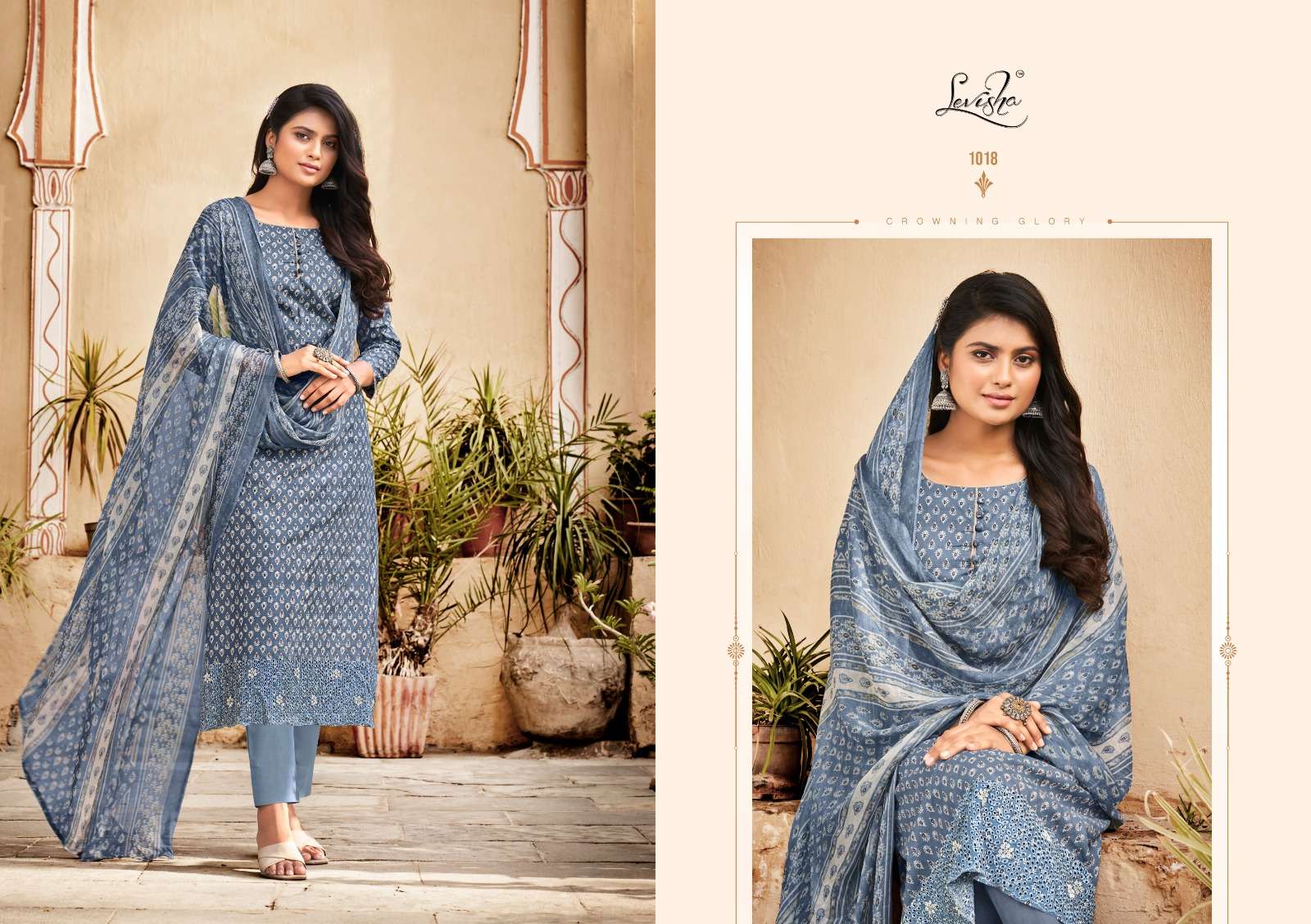 levisha naaz 1013-1020 series indian designer salwar kameez catalogue online wholesaler surat 