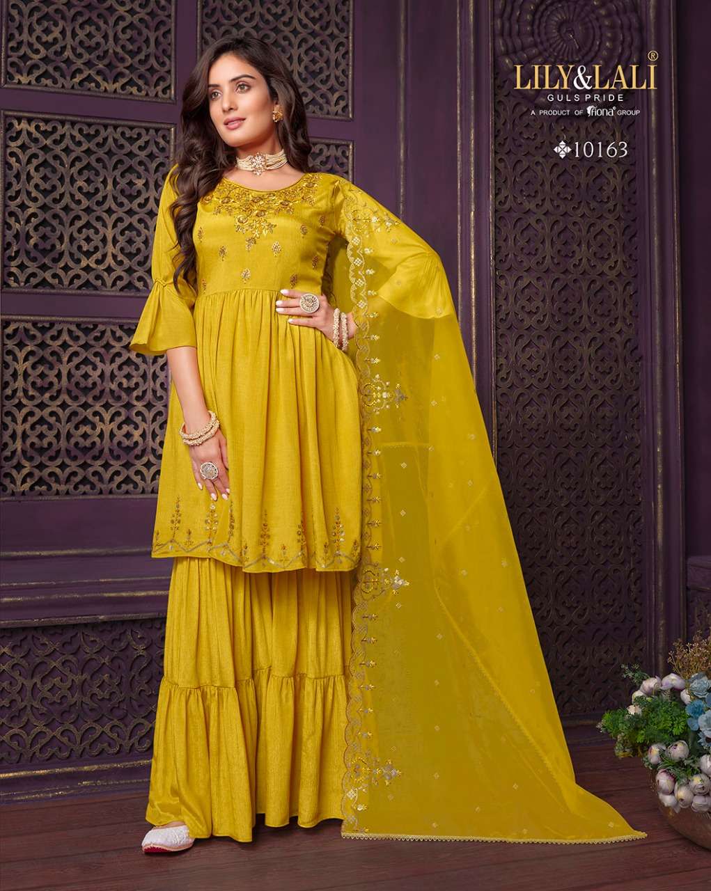 lily and lali eminent vol-2 10161-10166 series exclusive designer party wear drees collection surat 