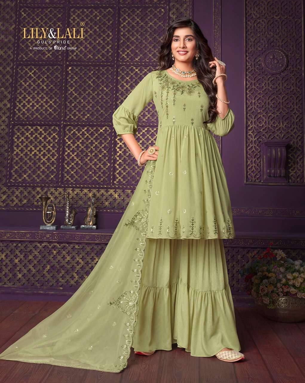 lily and lali eminent vol-2 10161-10166 series exclusive designer party wear drees collection surat 