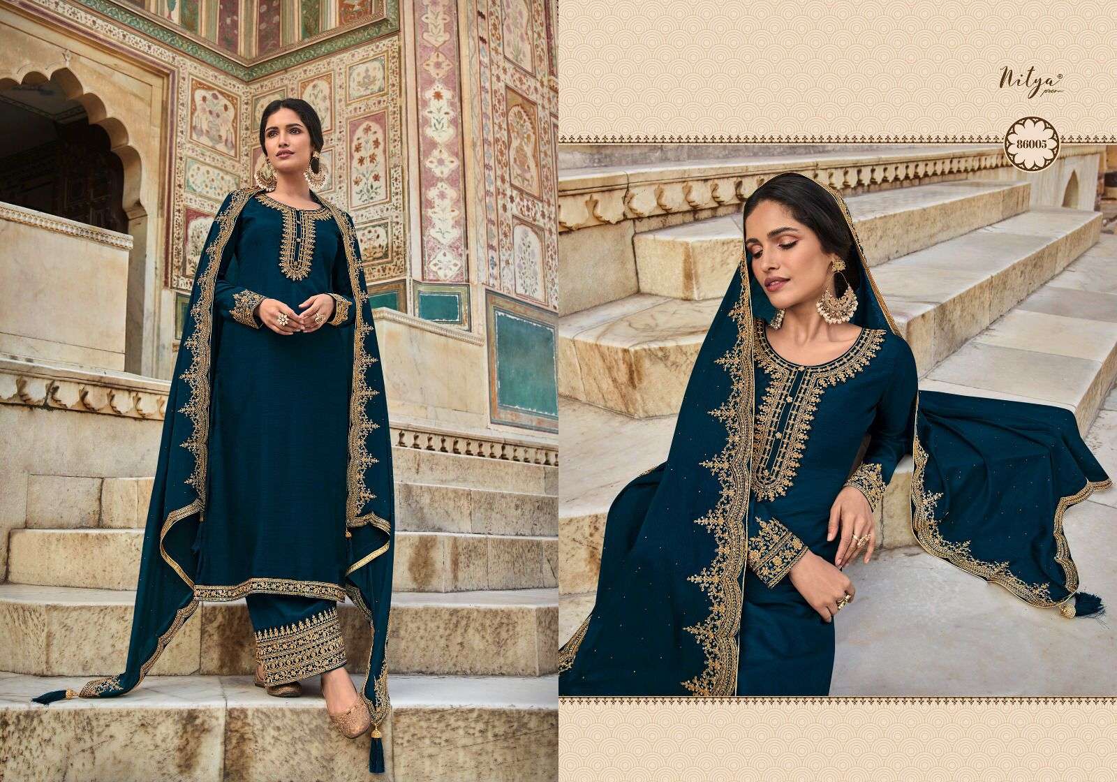 lt fabrics nitya vol-186 86001-86006 series stylish designer salwar suits catalogue design 2023 