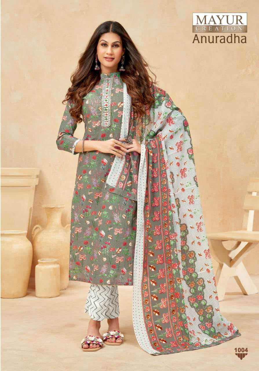 mayur creation anuradha vol-1 1001-1010 series trendy designer salwar kameez catalogue online dealer surat 