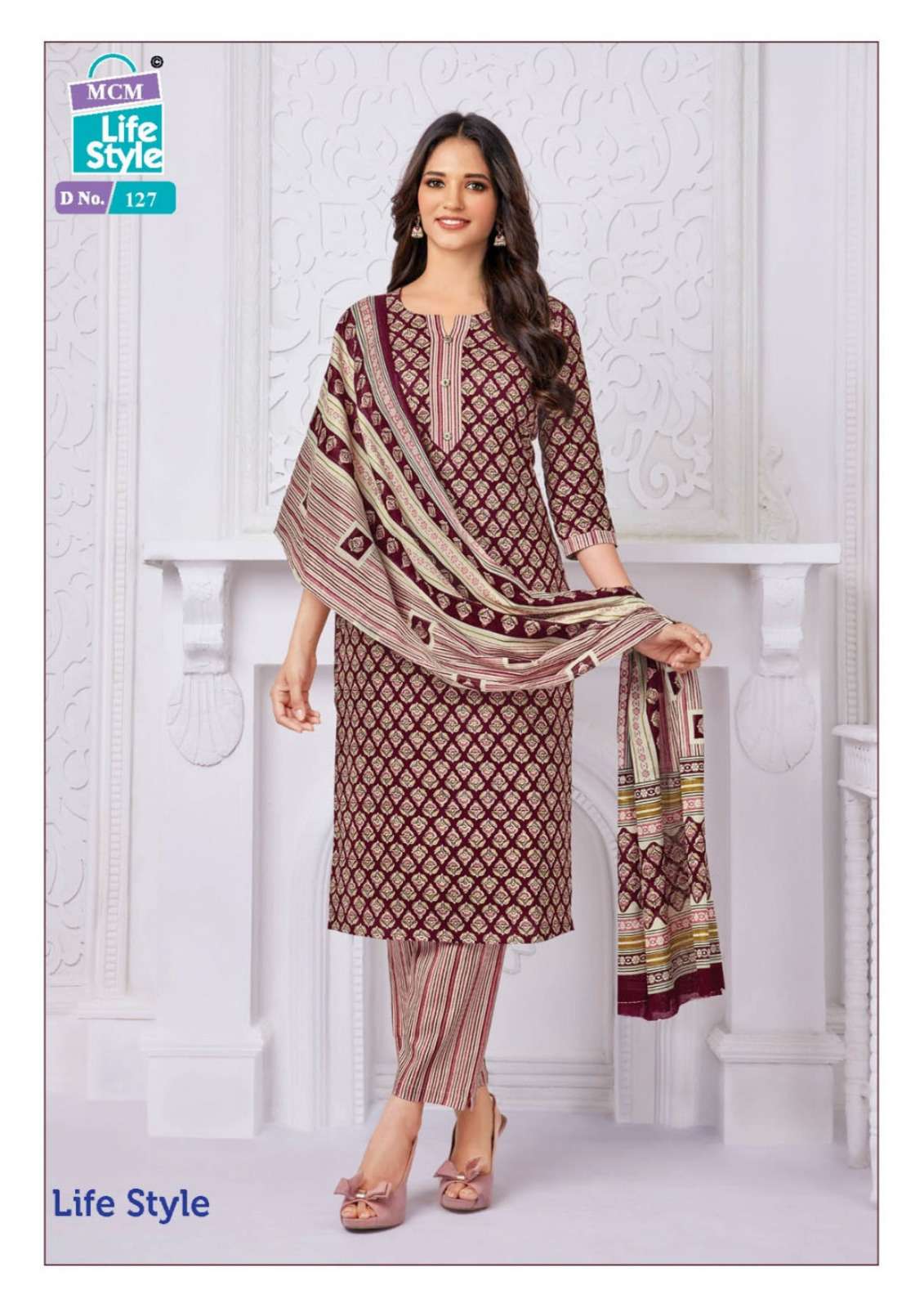 mcm lifestyle life style vol-2 126-137 series readymade designer salwar suits wholeasle price surat 