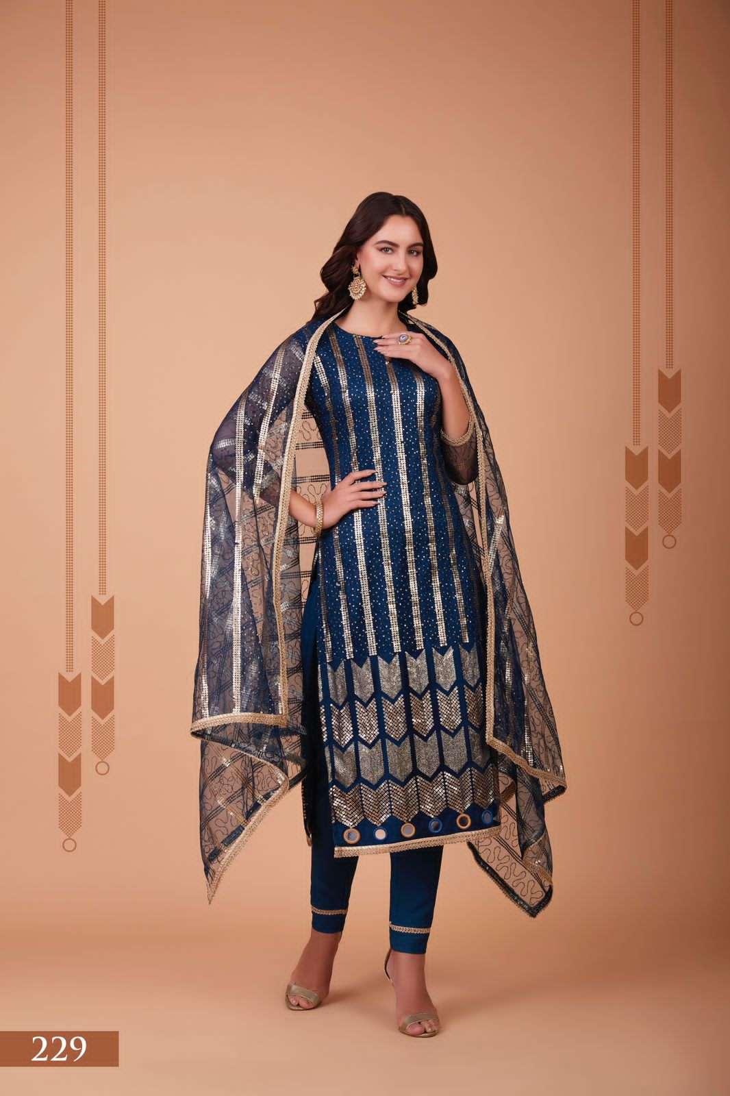 narayani fashion zehra vol-3 229-232 series stylish designer salwar kameez catalogue wholesaler surat