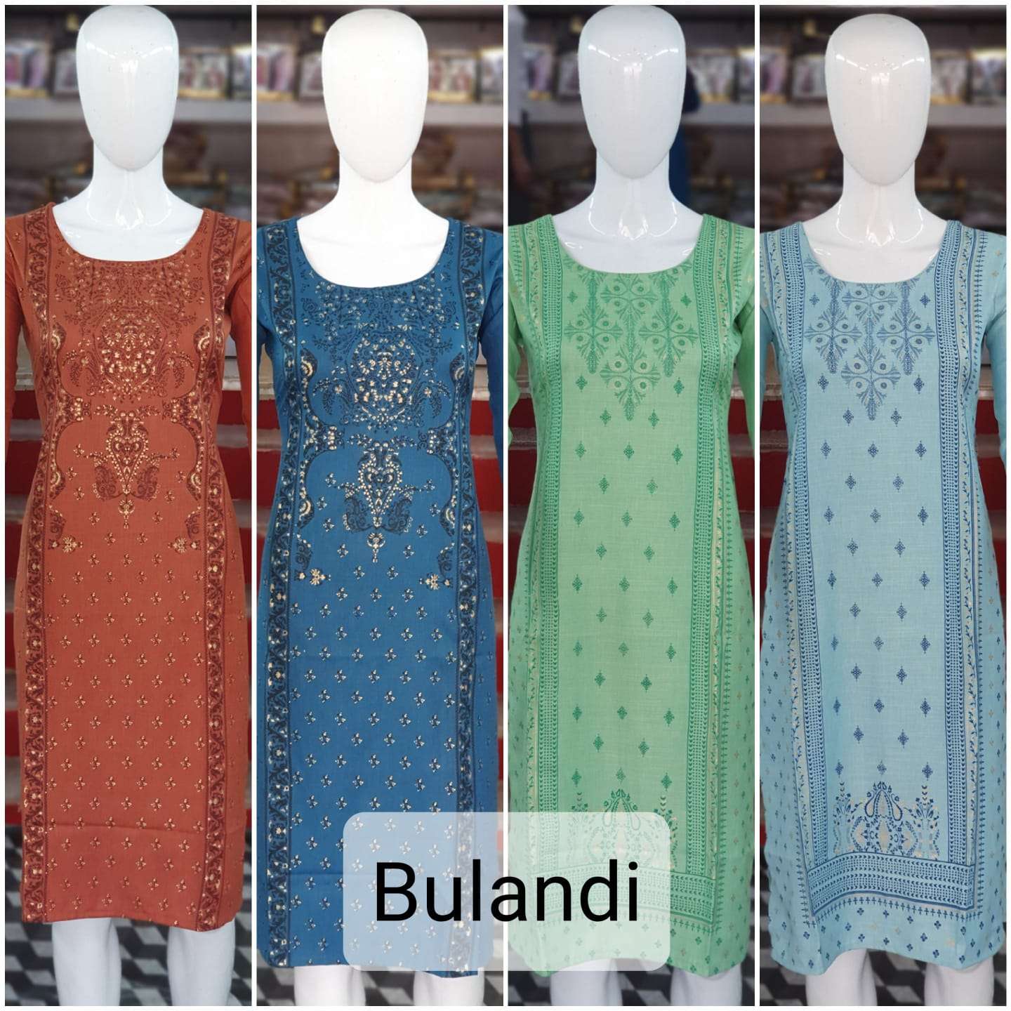 pratham fashion bulandi designer exclusive printed kurti collection surat 