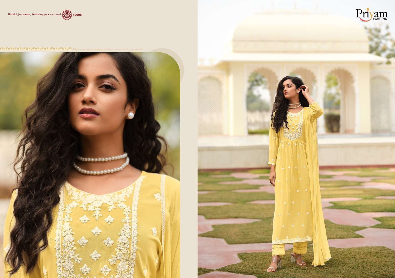 priyam fashion iqra 10001-10006 series stylish look designer salwar suits design 2023 