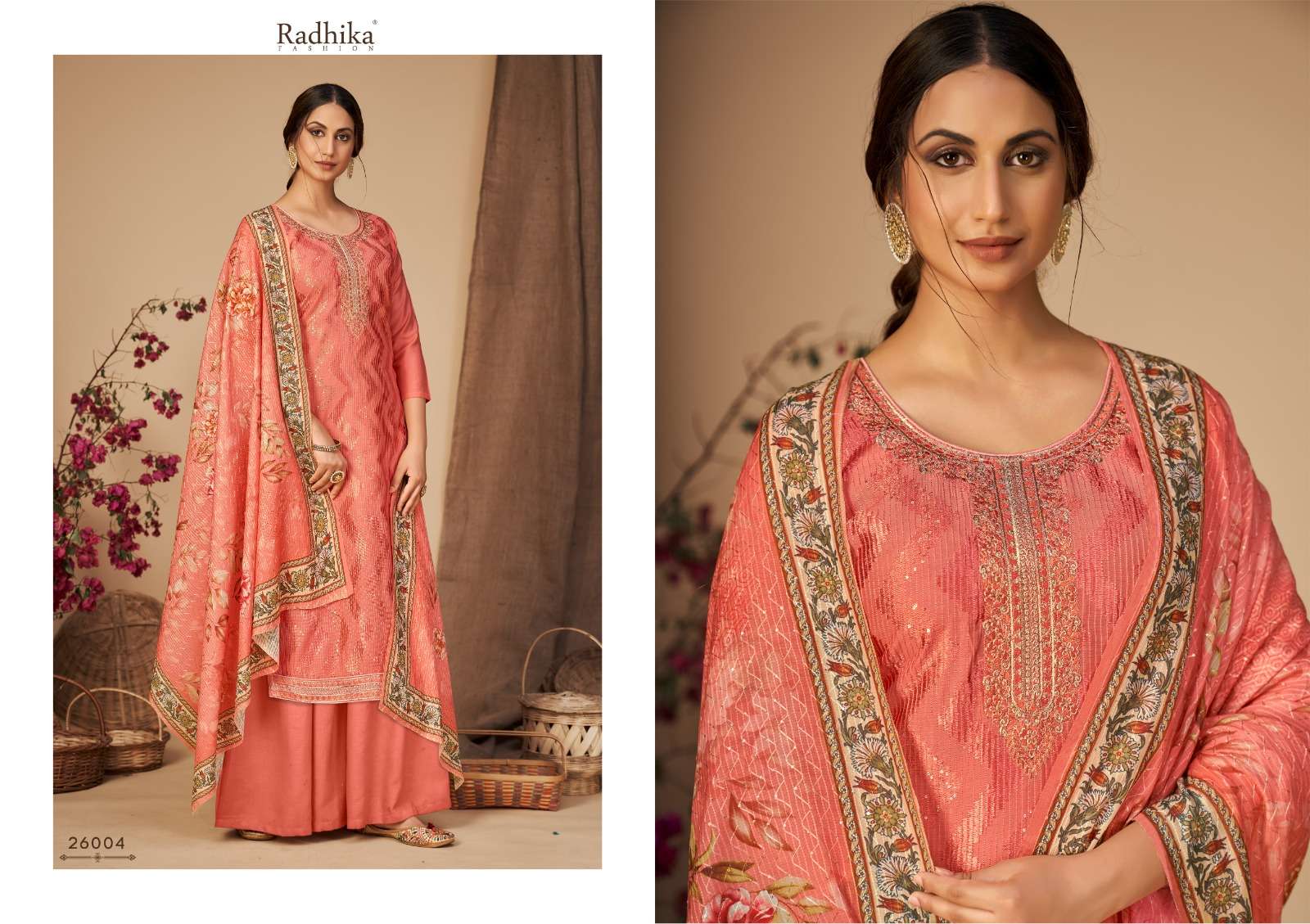 radhika fashion eliza 26001-26004 series indian designer salwar kameez latest catalogue surat