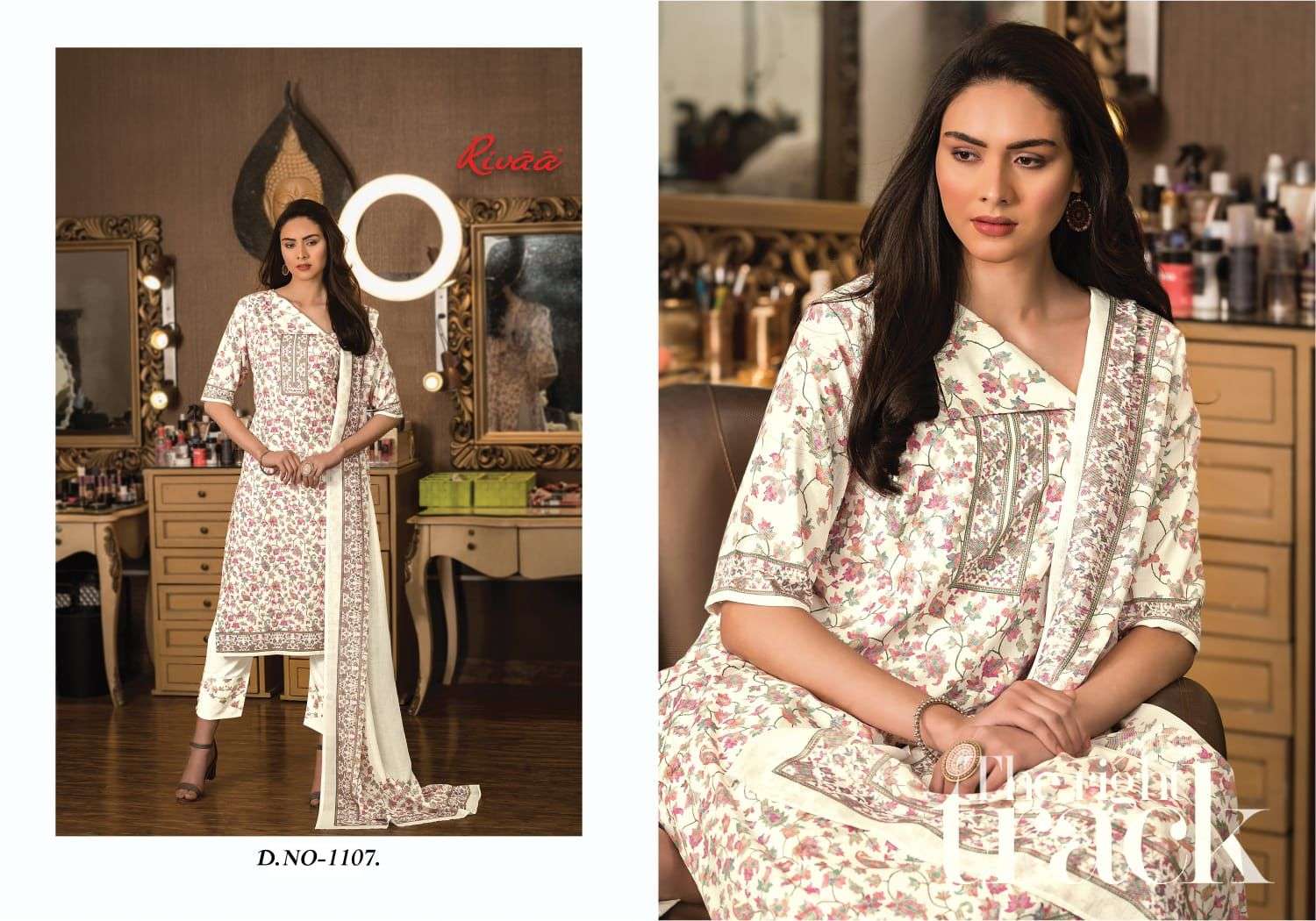 rivaa exports naina 1101-1107 series indian designer salwar kameez catalogue wholesaler surat 