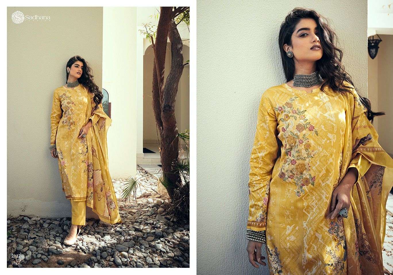 sadhana fashion enternity 2136-2145 series fancy designer salwar kameez catalogue wholesaler surat 