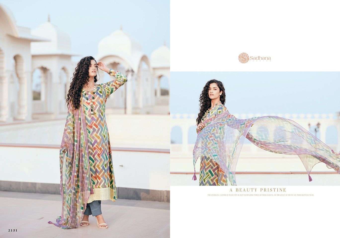 sadhana fashion trinity 2126-2135 series indian designer salwar kameez catalogue online dealer surat 