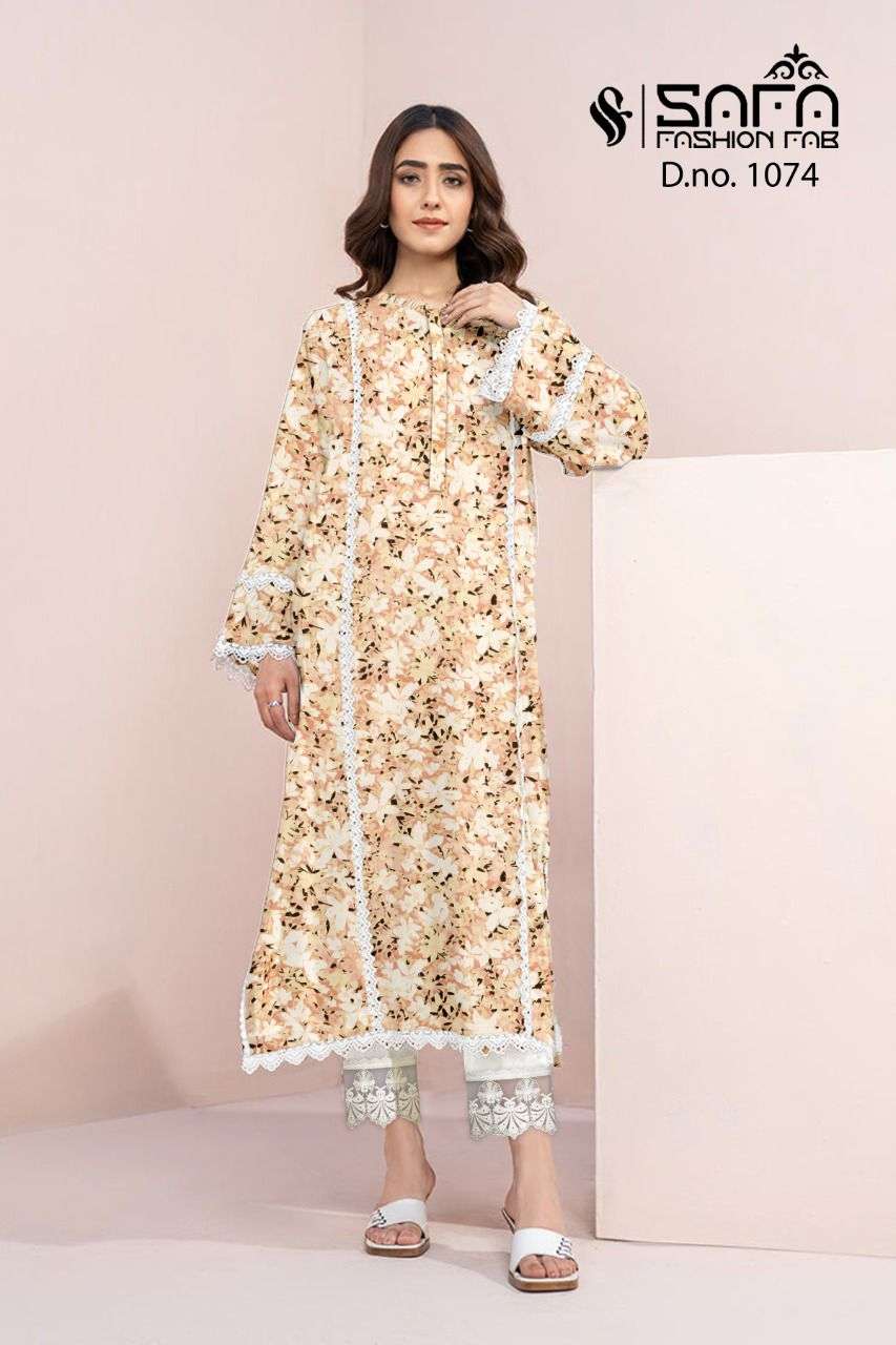 safa fashion fab 1074 series heavy georgette designer pakistani salwar suits surat 