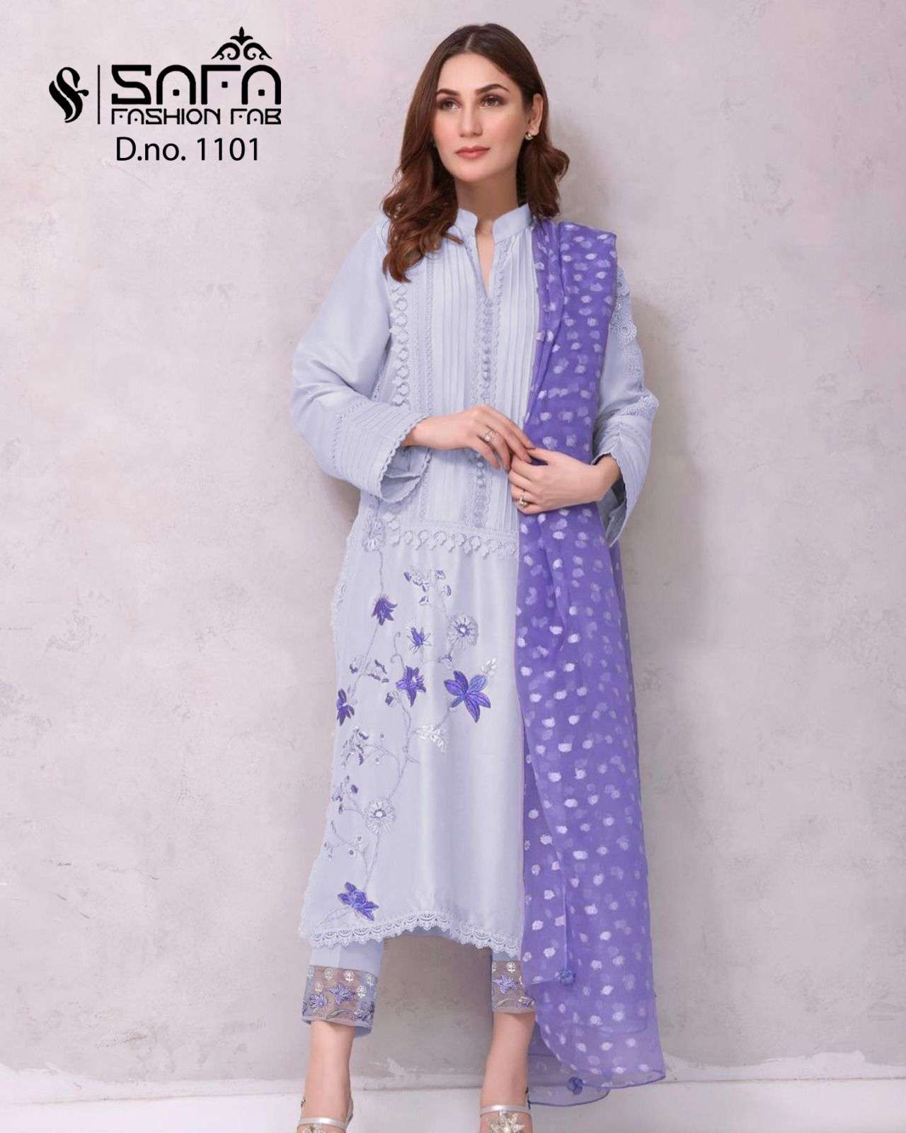 safa fashion fab 1101 series fancy look designer pakistani suits readymade collection 