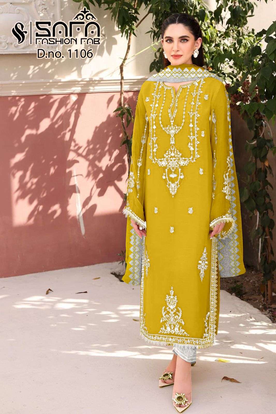 safa fashion fab 1106 series exclusive designer pakistani salwar suits latest collection surat 