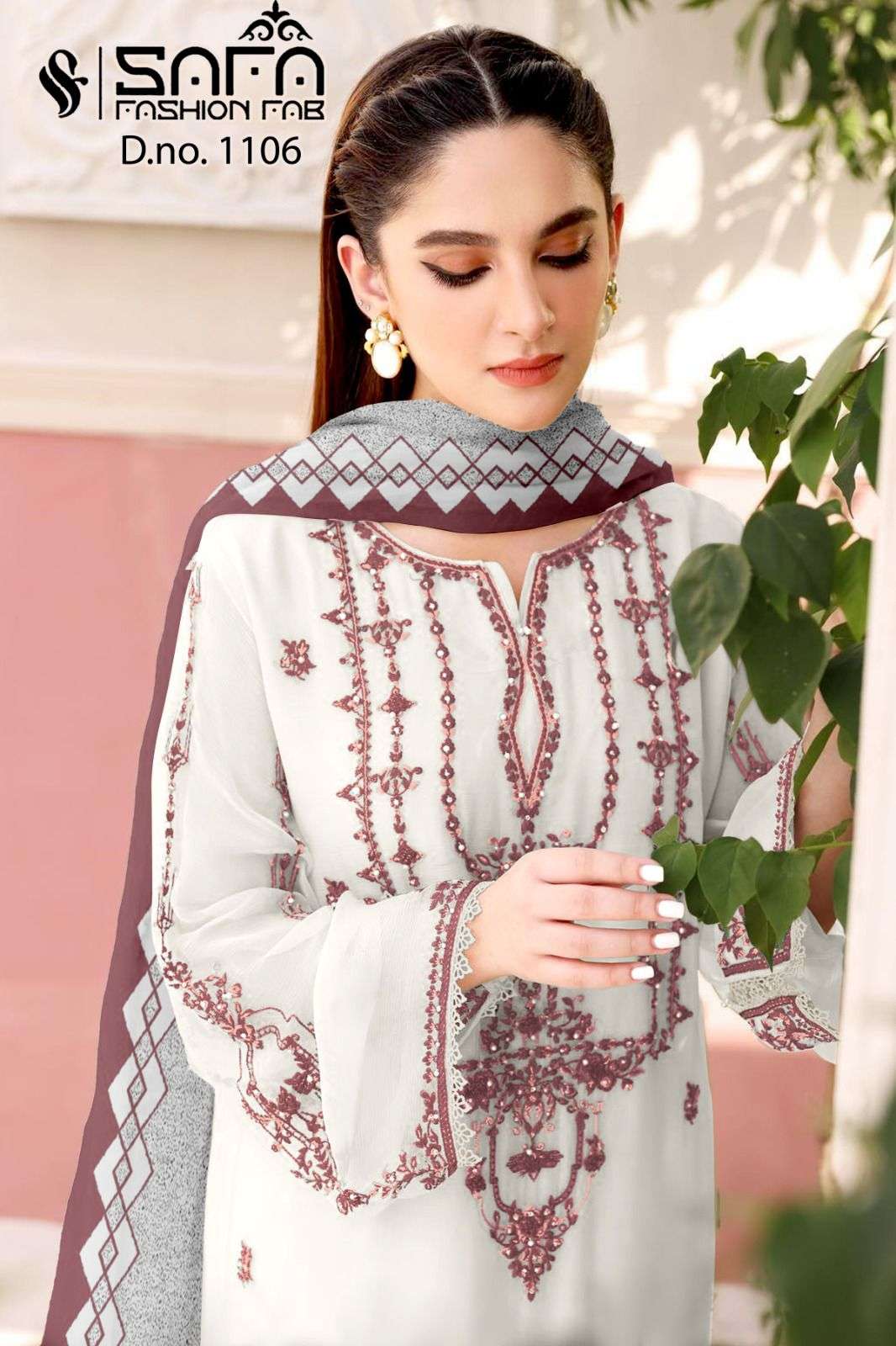 safa fashion fab 1106 series exclusive designer pakistani salwar suits latest collection surat 