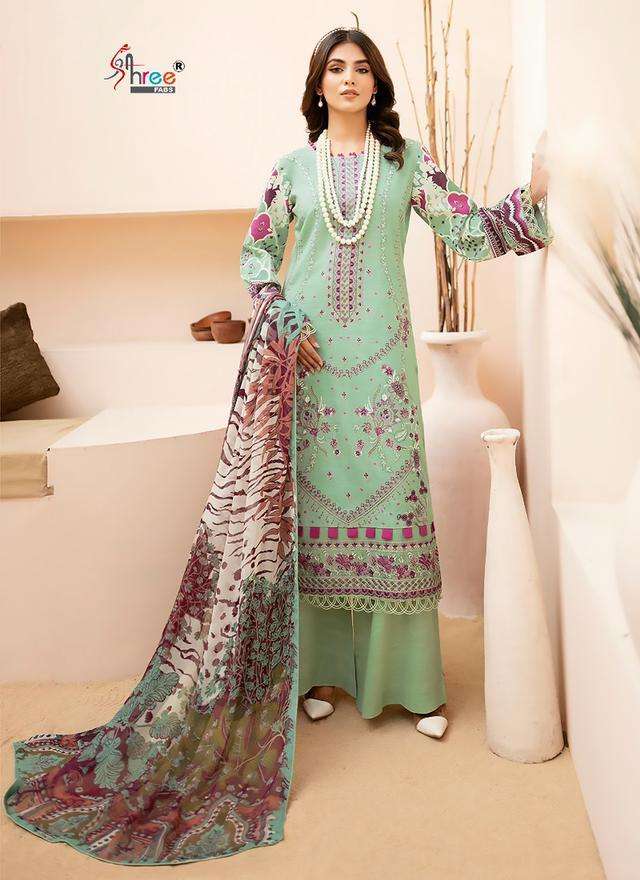 shree fabs chevron vol-12 2522-2526 series unstitched designer pakistani salwar kameez new catalogue 