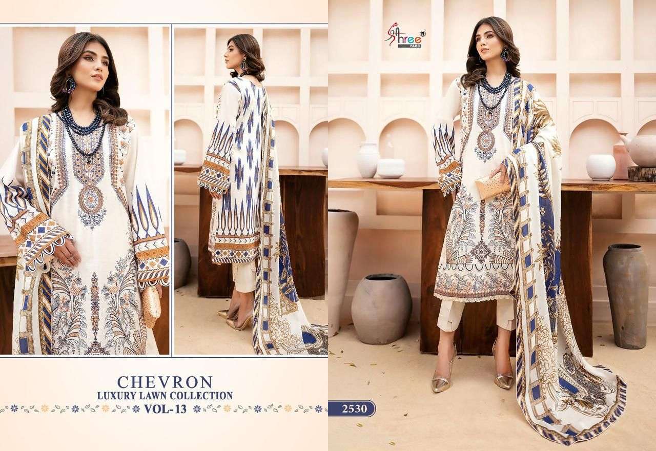 shree fabs chevron vol-13 2527-2531 series stylish look designer pakistani salwar suits in india 