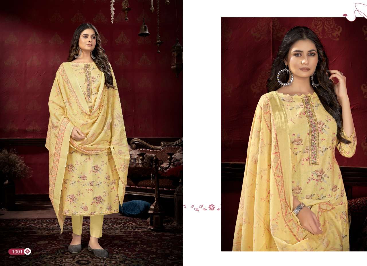 siyona zahara 1001-1008 series unstich designer salwar kameez catalogue online market surat 