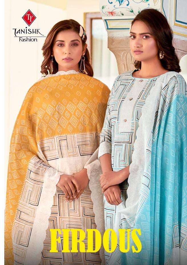 tanishk fashion firdous 5501-5508 series summer seasons special designer salwar kameez catalogue manufacturer surat 