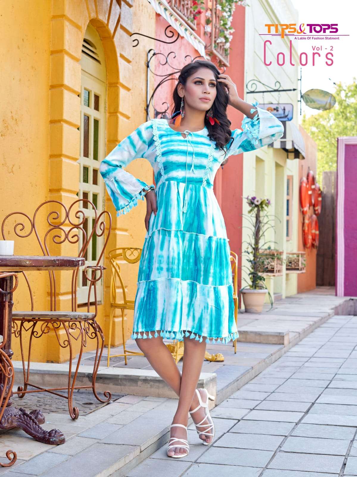 tips and tops colors vol-2 fancy designer western shorty catalogue wholesale price surat 