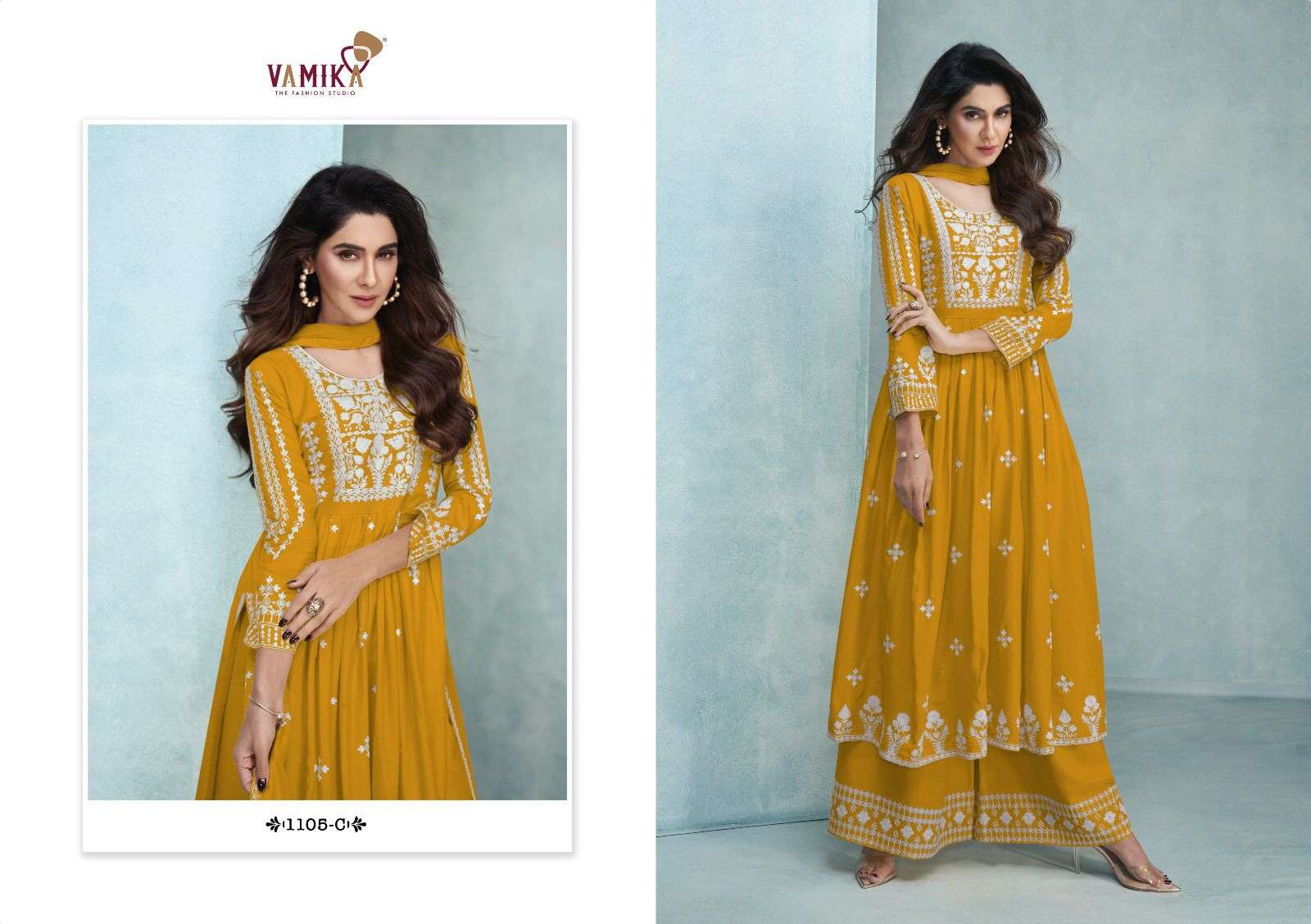 vamika aadhira vol-3 1108 series exclusive designer party wear kurtis catalogue wholesale price surat 